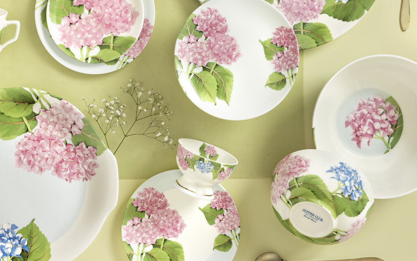 Blissful Bloom Ice Cream Bowl - Set of 4