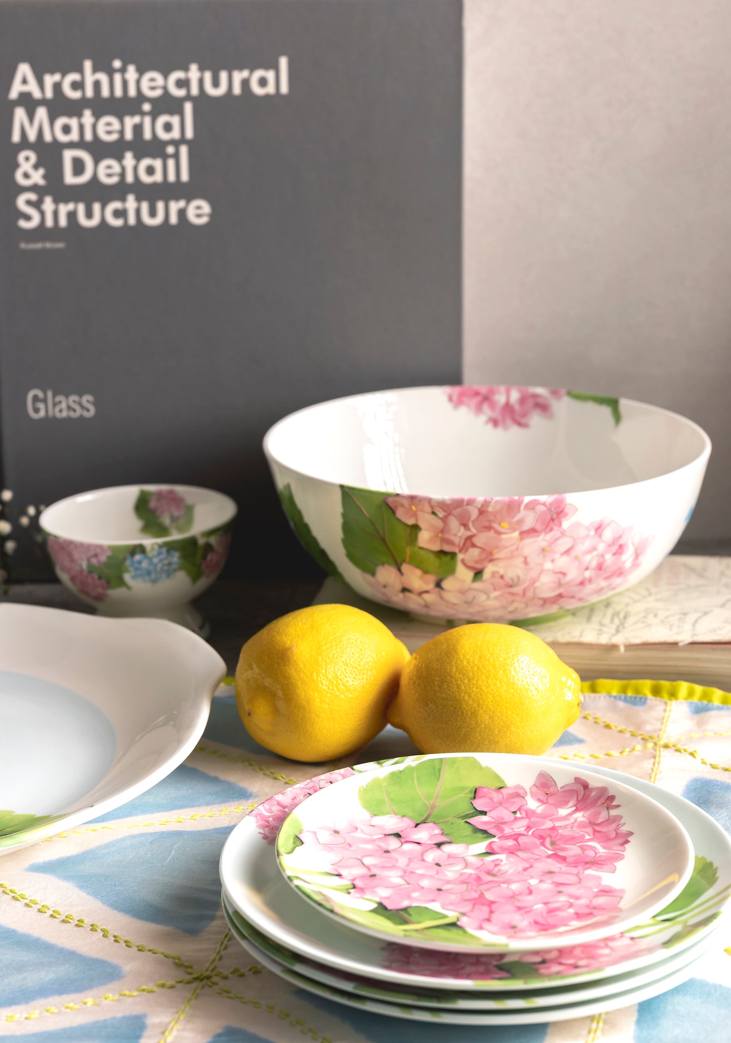 Blissful Bloom Serving Bowl Large