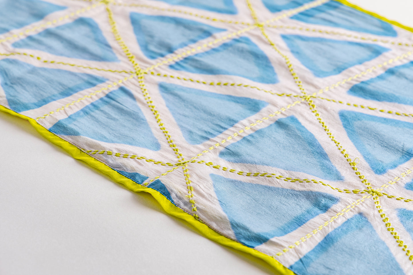 Supper Club x Two Up Two Down Blissful Bloom Table Runner Triangles