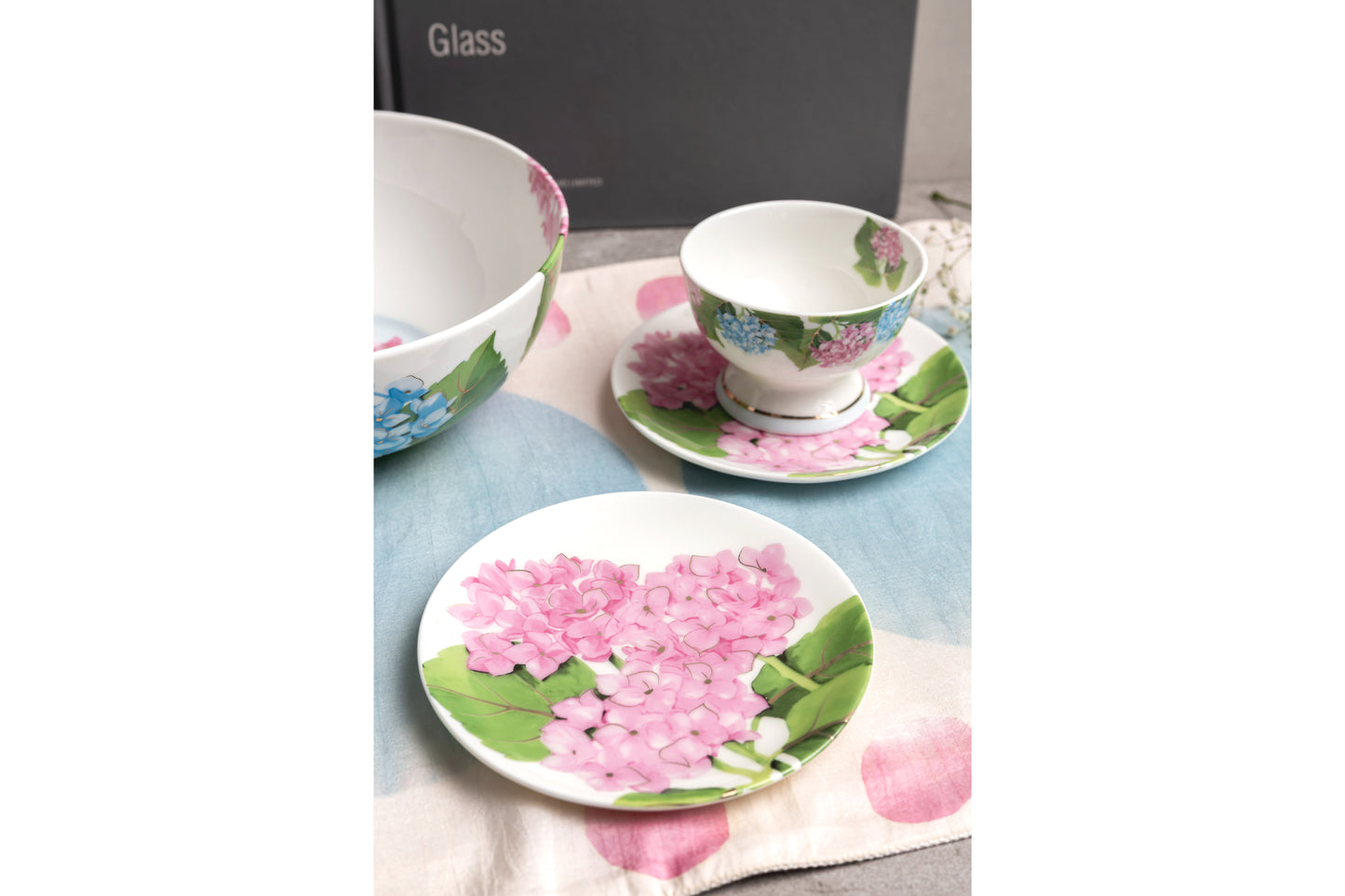 Blissful Bloom Ice Cream Bowl - Set of 4