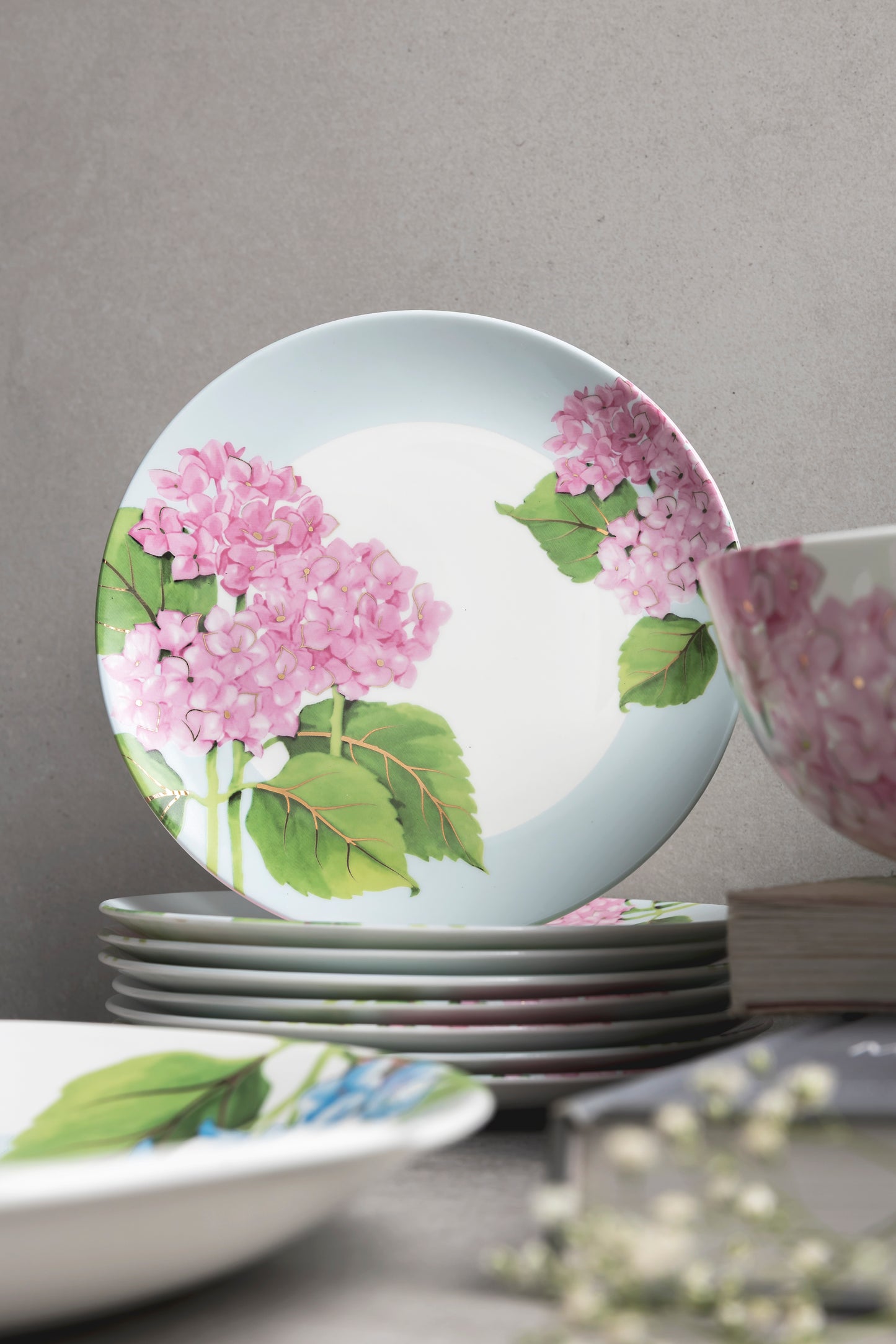Blissful Bloom Snack Plate - Set of 4