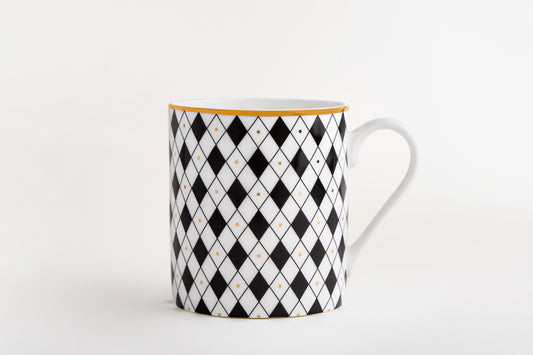 Old Gold and Black Mug - Set of 4