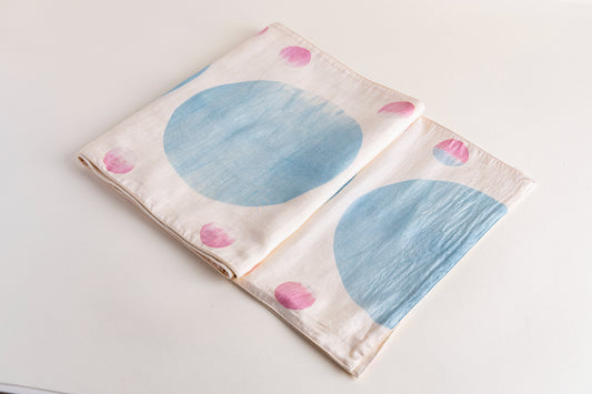 Supper Club x Two Up Two Down Blissful Bloom Table Runner Circles