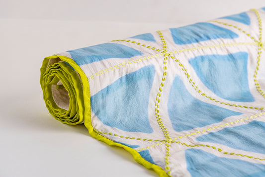 Supper Club x Two Up Two Down Blissful Bloom Table Runner Triangles